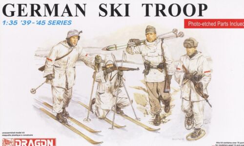 DRAGON 6039 1/35 scale German Ski Troop Model Kit - Picture 1 of 3