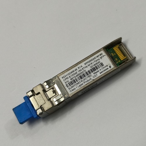Genuine Ericsson RDH102406/48 R1A SFP 10G DWDM 195.8THz 40km CRTUAFKLAA