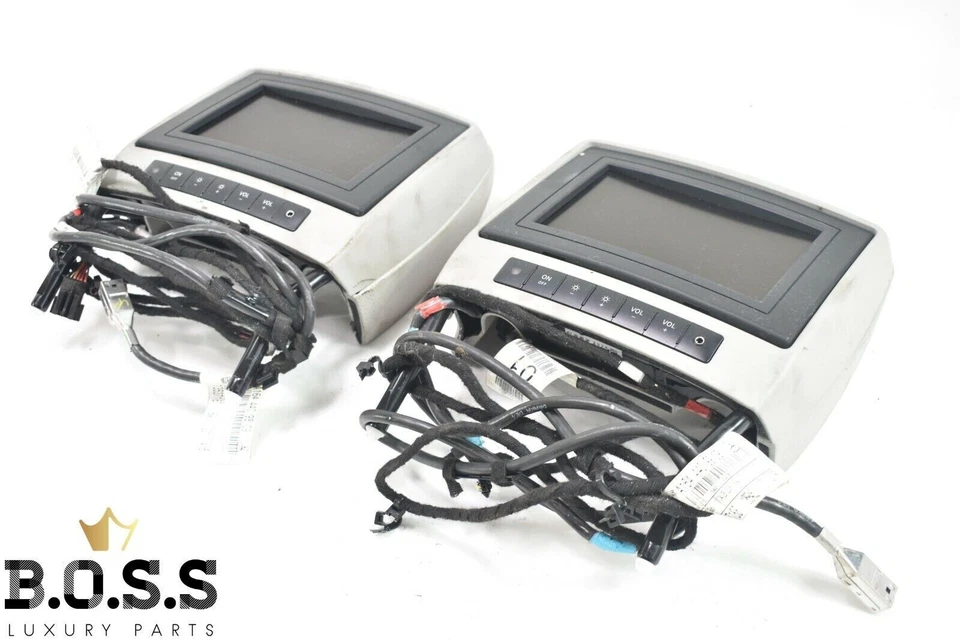 06-10 MERCEDES-BENZ R350 GL450 ASIENTO DELANTERO DERECHO E IZQUIERDO REPOSACABEZAS PANTALLA OEM Foto 3 de 4