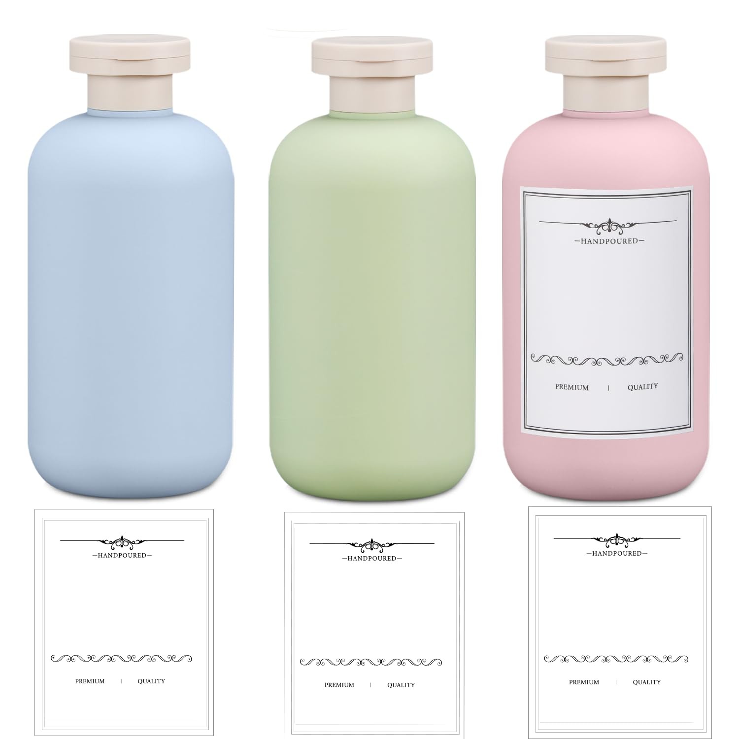 3-pack, 6.8oz Squeeze Containers For Toiletries
