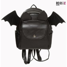 Banned Bat Wing Backpack Waverley Faux Leather Gothic Cute Kitch Vegan