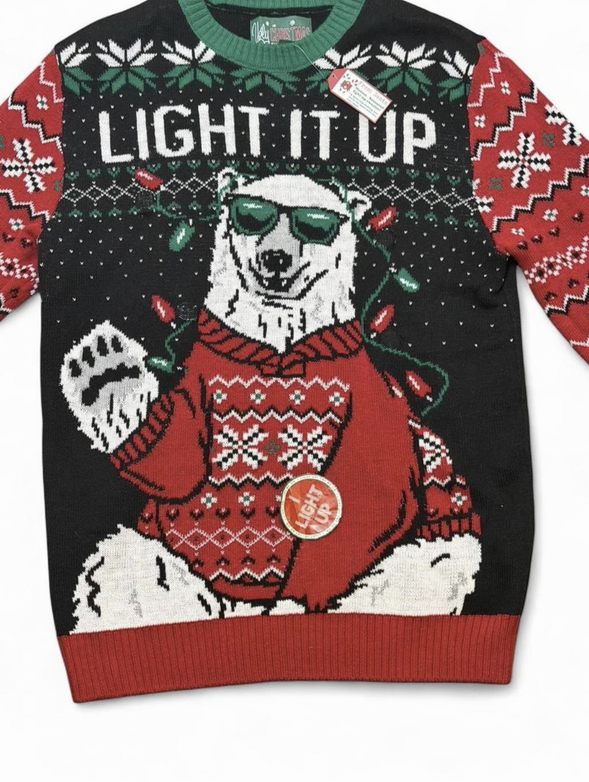 Ugly Christmas Sweater / Light-Up Christmas Sweater