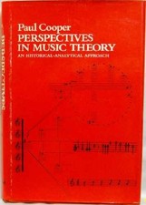 Perspectives in music theory;: An - Hardcover, by Paul Cooper - Good b