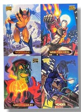 1994 Fleer Marvel Masterpieces Hildebrandt Brothers 4-Card Promo Sheet