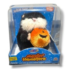 Webkinz Mazin' Hamster Spooky Halloween Black Cat with Pumpkin First Edition New