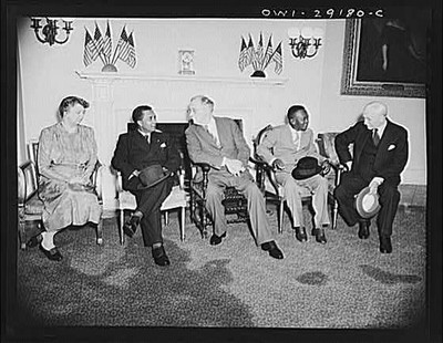 President of Liberia Greeted at the White House. His Excellency Edwin Barclay,