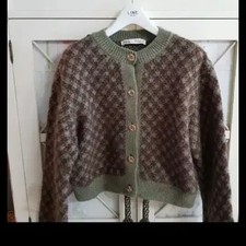 Zara Knit Cardigan 55-66 - Elegant Pattern  Colors