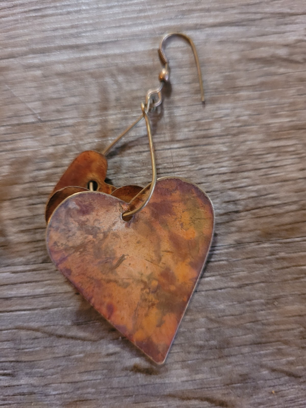 Three Layer Copper Tone Graduating Size Thin Meta… - image 4