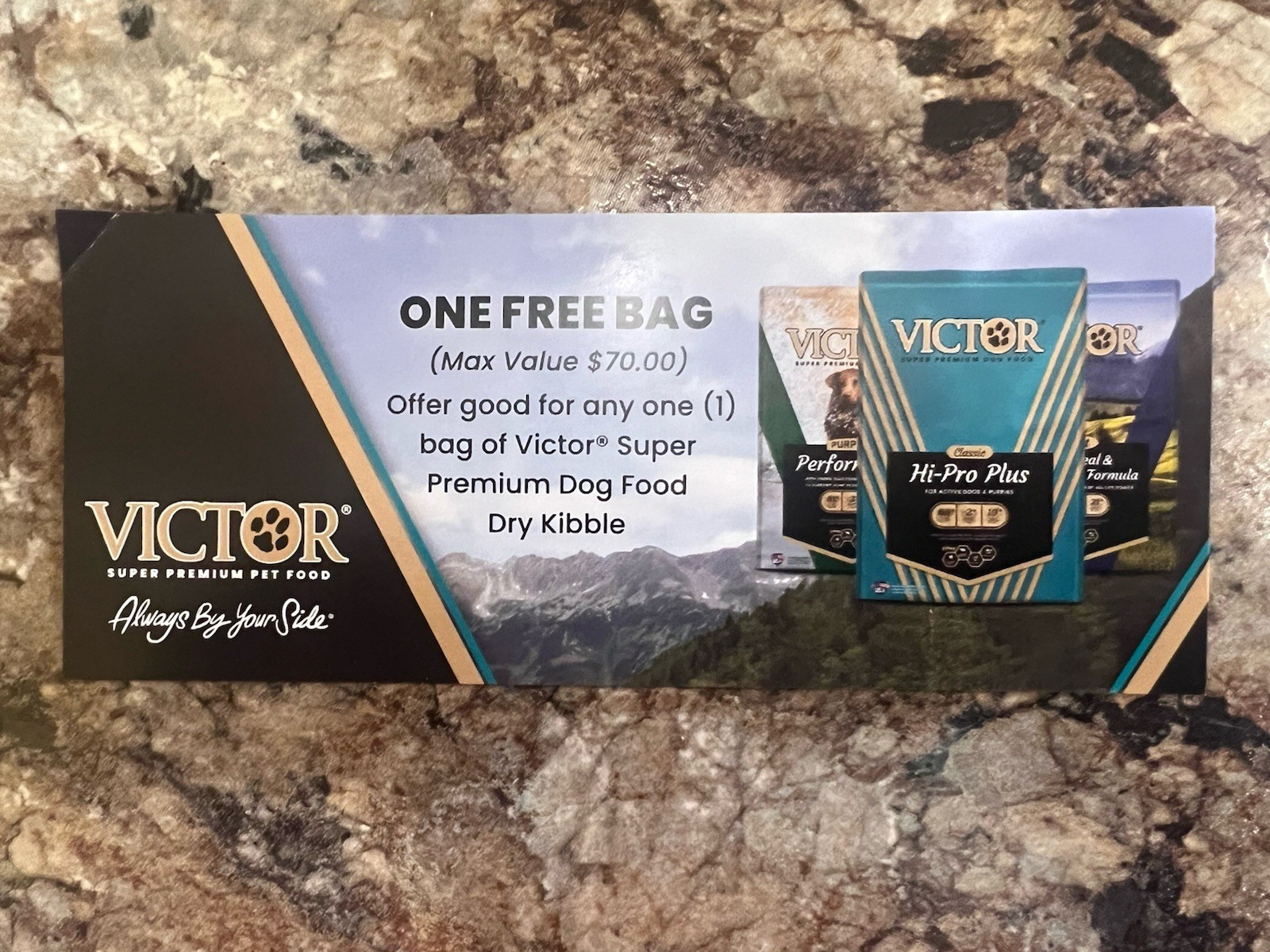 Victor Dog Food Coupon