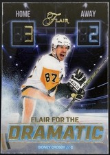 2025-26 Upper Deck Flair Flair For The Dramatic Sidney Crosby FTD-12