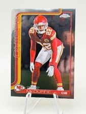 Trent McDuffie #154 2025 Topps Chrome  Kansas City Chiefs