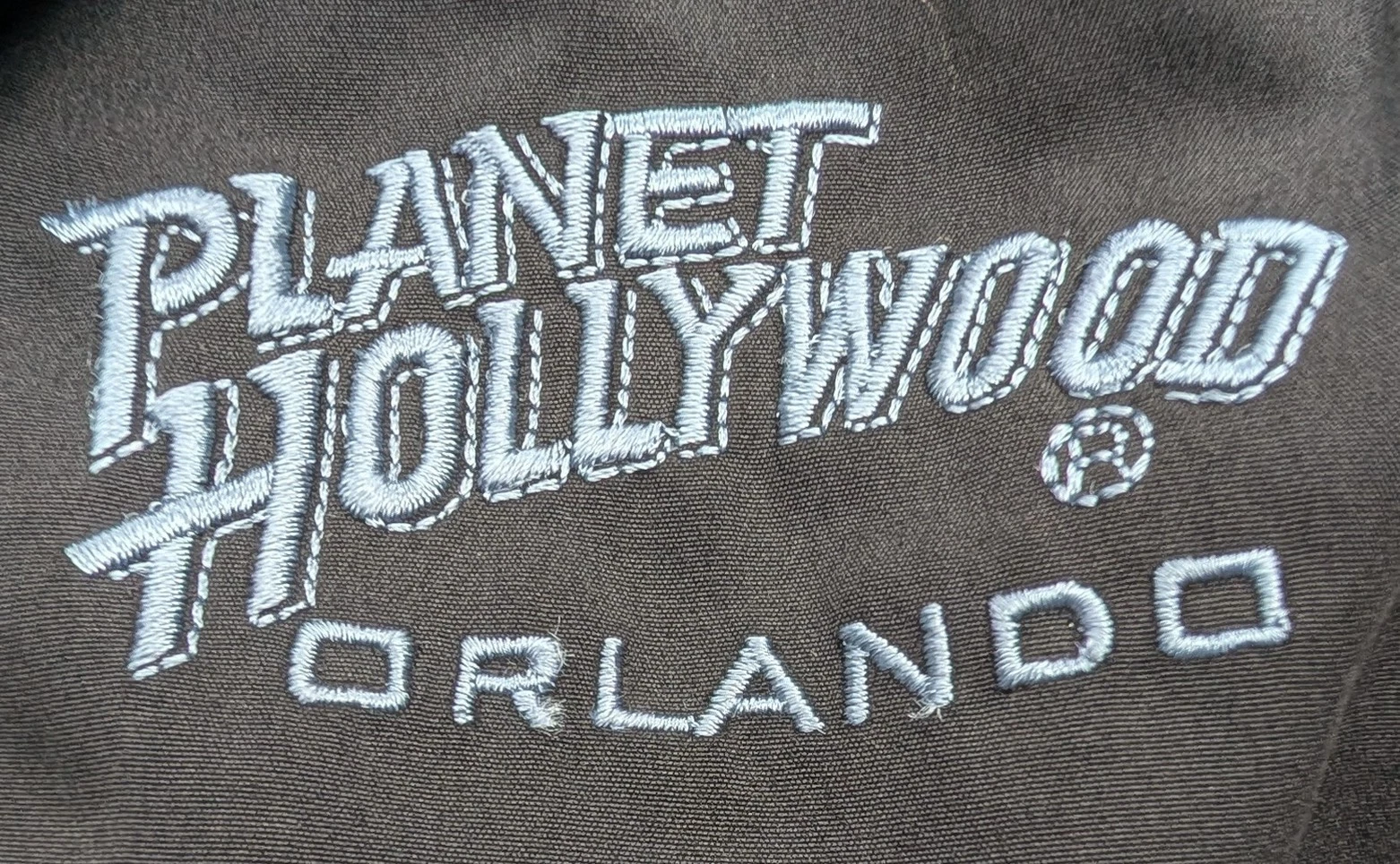 Planet Hollywood Orlando Windbreaker Men's Size Extra Large Black Vintage - product detail image 4