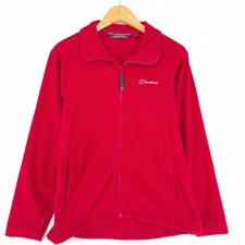 Berghaus Fleece Jacket Women Red 1/4 Zip Pullover Tr9 Size M UK12