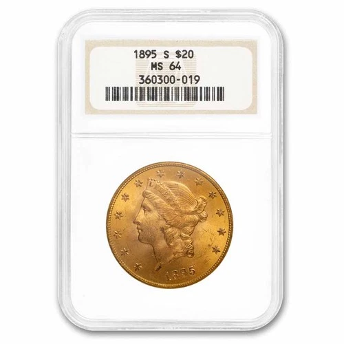 1895-S $20 Liberty Gold Double Eagle MS-64 NGC