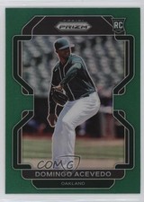 2022 Panini Prizm Tier II Green Prizm Domingo Acevedo #174 3bz
