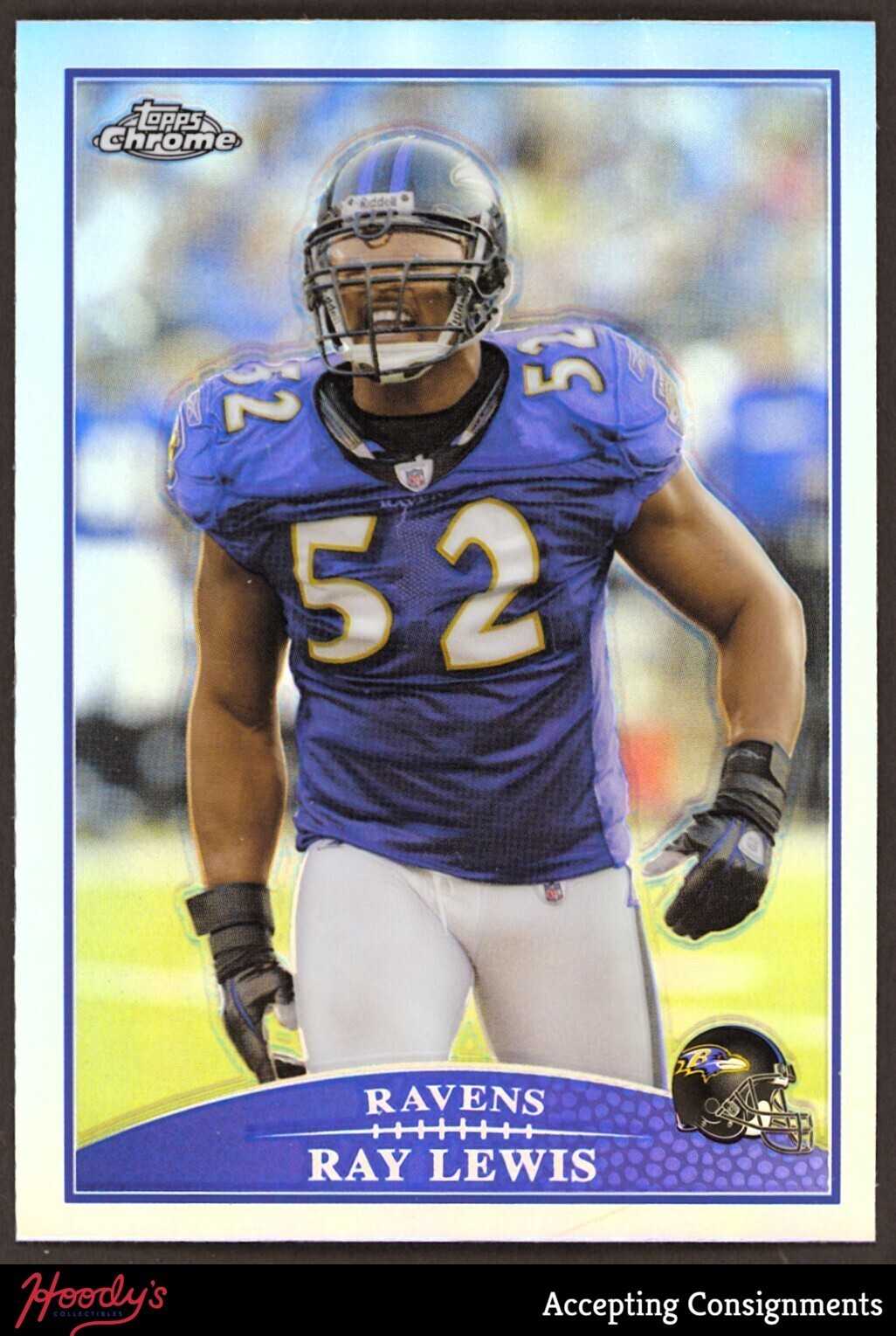 2009 Topps Chrome Refractors #TC109 Ray Lewis RAVENS HOF
