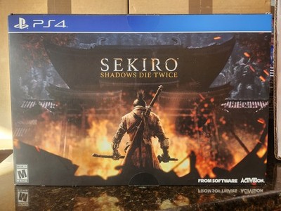 Sekiro Shadows Die Twice (PS4, 2019, Collectors Edition) No Game, No Steel Book