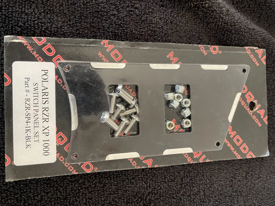 Juego de 4 placas de panel de interruptor ModQuad Polaris RZR 900 XP 1000 RZR-SP4-1K-OR nuevo Foto 2 de 2