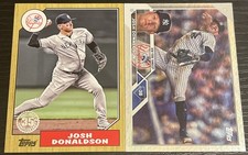 2022-23 Topps 2 Card Lot New York Yankees Josh Donaldson