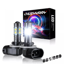 For Dodge RAM 1500 2500 3500 1999-2001 LED Fog Lights Bulbs 6000k White 881 885