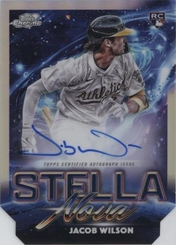 2025 Topps Chrome Jacob Wilson #150 Rookie RC Athletics | eBay