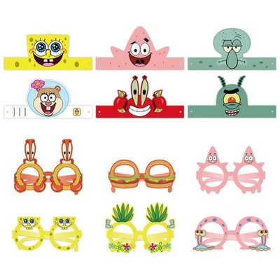 SpongeBob Kinder Geburtstags Party Deko SpongeBob Hut Blowouts Gläser Mitgebsel 