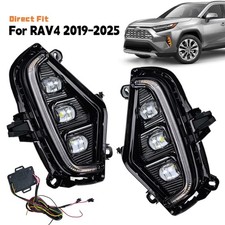 Led Drl For 2019-2025 Toyota Rav4 Daytime Running Light White Amber Turn Signal Led Drl For 2019-2025 Toyota Rav4 Daytime Running Light White Amber Turn Signal