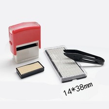 Portable DIY Stamp Type Stamp 14 38mm Blue/black/red Brand New Hot Sale