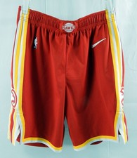 2024-25 Atlanta Hawks Vit Krejci #27 Game Used Red Shorts Pacman L 38 404