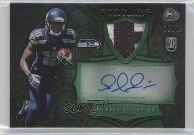 2014 Bowman Sterling Green Refractor 51/75 Paul Richardson #BSAR-PR Auto RC 0pm