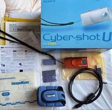 Sony Cyber-shot DSC-U30 Digital Camera Orange Tested English available Japan