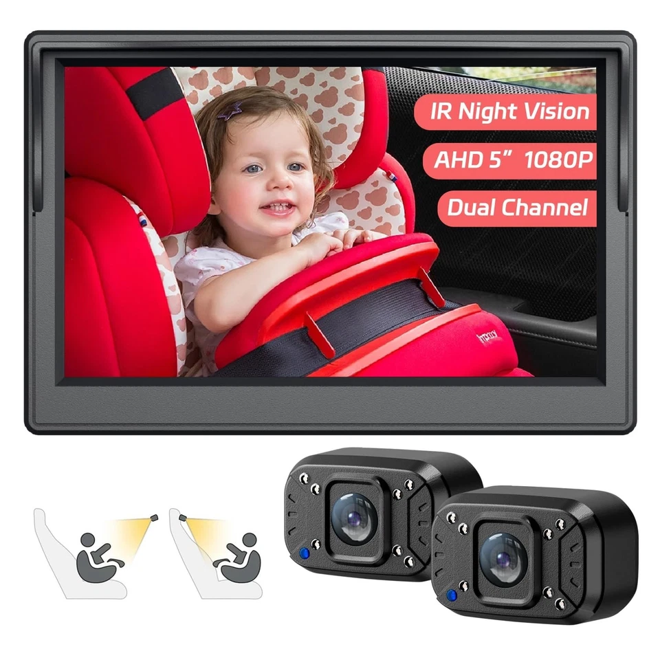 Family-Friendly Dual Channel Baby Car Camera - Image 3 of 4