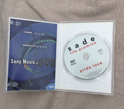 Original Sade DVD Life Promise Pride Love From 1993 LIKE NEW With Bonus Extras - Picture 3 of 3