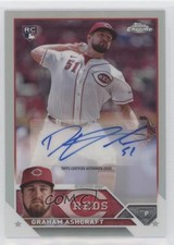 2023 Topps Chrome Update Auto Refractor 91/499 Graham Ashcraft #AC-GAA Auto 0c6
