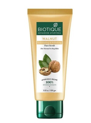 Biotique Walnuss Peeling & Polieren Gesichtspeeling für normale bis trockene ...