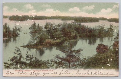 Outsight Channel Thousand Islands New York Postcard