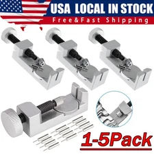 Metal Adjustable Watch Band Strap Bracelet Link Pin Remover Repair Tool Kit US