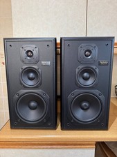 Technics SB-CS75 3-Way Speaker System 120W Hi-Fi Bookshelf Speakers Black Tested