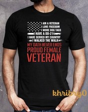 Proud Female Veteran Veteran Day T-shirt