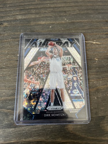 2018-19 Panini Prizm Fast Break Dirk Nowitzki All Day Silver Disco #6