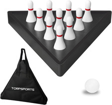 Tabletop Shuffleboard Bowling Pin Set Portable Shuffleboard Bowling Pin Game,Sol