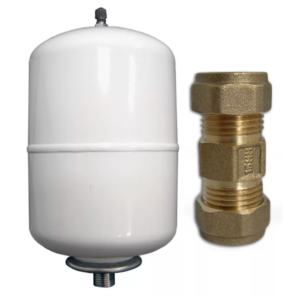 Ariston Installation Kit A - 2Ltr Expansion Vessel & Non Return Valve - White - Image 3