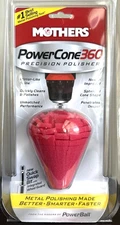MOTHERS 05146 Powercone 360 Polishing Tool for Precision Polisher & Detailing