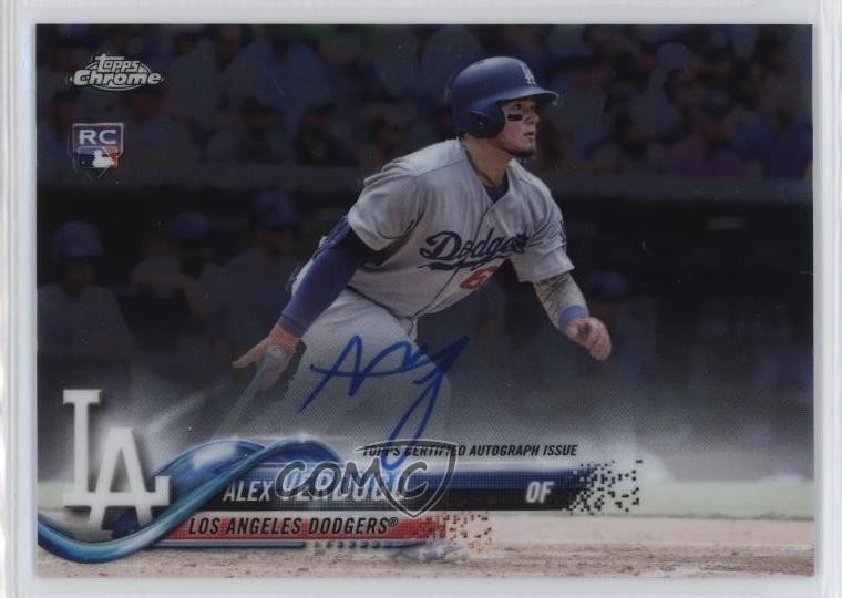 2018 Topps Chrome Rookie Auto Alex Verdugo #RA-AV Auto 02ti