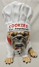 Zelda Wisdom Bulldog Chef Cookie Jar Diet&hellip;Fuhgedaboudit Westland 2004