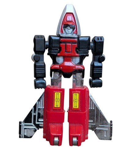 Vtg Gobots Popy Fitor Robot Jet Machine MR-03 Transforming Toy Figure Bandai 80s - Picture 2 of 5