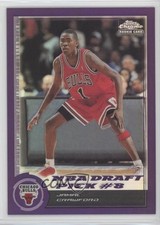 2000-01 Topps Chrome Refractor 190/199 Jamal Crawford #158 3c7