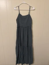 Grade And gather Women’s Gauze Dress Green Size L