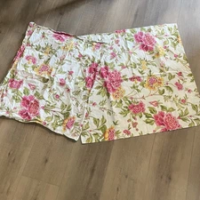 2 Pottery Barn Large Pillow Covers 29x31 & 25x28.5” Floral Multicolor Cotton