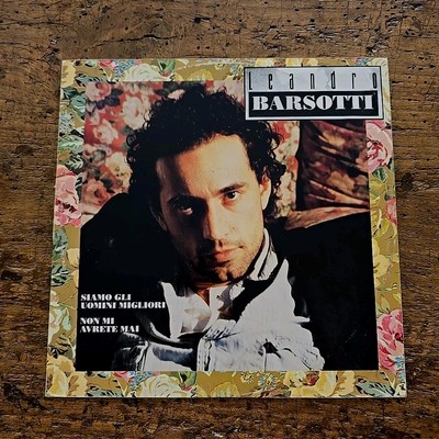 LP Leandro Barsotti - Wir sind die besten Männer 1991 Italienische Musik Vinyl 